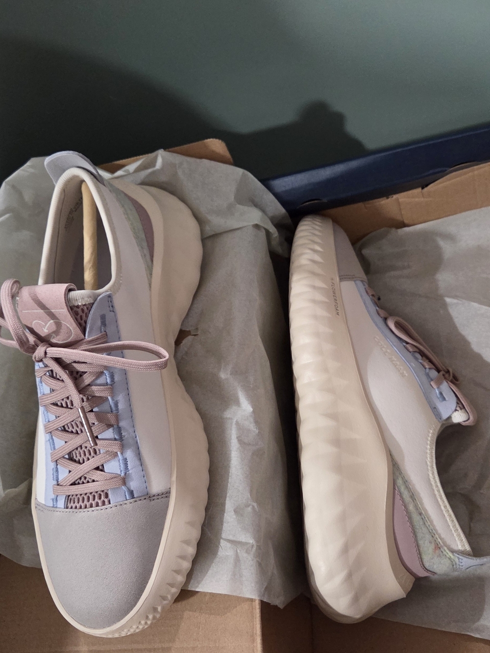 Women’s Pastel Multi-Color Casual Lace-Up Sneakers